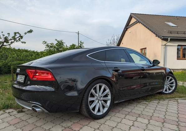 Audi A7 cena 64999 przebieg: 308800, rok produkcji 2011 z Dzierżoniów małe 154